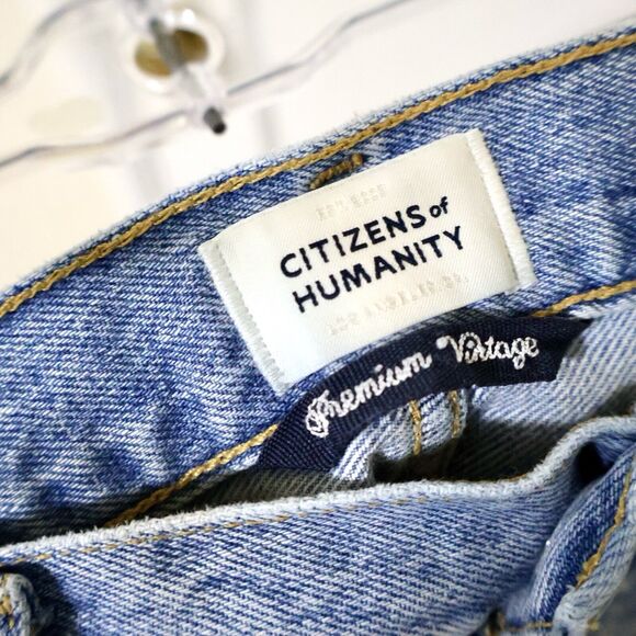 Citizens of Humanity Marlee Relaxed Taper Distressed Ankle Jeans Sz 27 - Picture 3 of 10